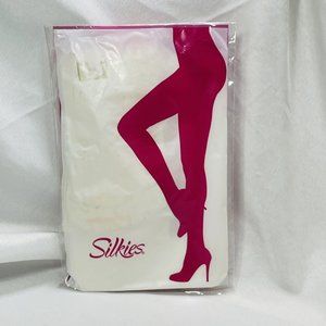 Silkies Microfiber Trouser Socks Regular Cream Creme Color #911029 Feet